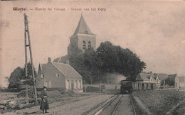 CPA BELGIQUE - Wortel - Entrée Du Village - Inkom Van Het Dorp - Tram - Tramway - Animé - Griffe Hoogstraten - Otros & Sin Clasificación