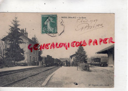 87-  NIEUL - LA GARE - EDITEUR MME RAGOUT 1908 - Nieul