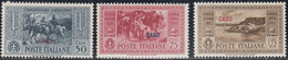 1932 Giuseppe Garibaldi 3 Valori Sass. 20-22-24 MNH** Cv 210 - Aegean (Caso)