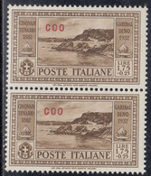 1932 Giuseppe Garibaldi 2 Valori In Coppiola Sass. 24 MNH** Cv 140 - Egeo (Coo)