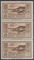 1932 Giuseppe Garibaldi 3 Valori Sass. 24 MNH** Cv 210 - Aegean (Coo)