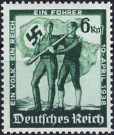 ( 02238-1 ) MiNr. 662 Deutsches Reich 1938 Volksabstimmung In Österreich - Postfrisch - Usati