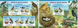 Guinea Bissau 2013, Animals, Birds & Their Eggs, 5val In BF +BF - Autres & Non Classés