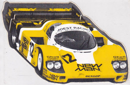 Cpa ( Autocollant /adhesive )- Sport - Porsche -- Joest Racing - - Le Mans