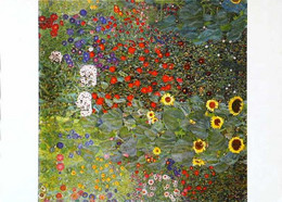 ►  Gustav Klimt  Champs De Fleurs - Paintings