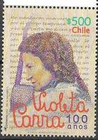 CHILE, 2019, MNH, MUSIC, VIOLETTA PARRA, COMPOSERS, SONG WRITERS, FOLKLORISTS,1v - Muziek