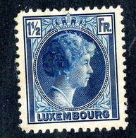 169 Lux 1927 YT.181 M* Cat 2.€ (Offers Welcome!) - 1926-39 Charlotte De Profil à Droite