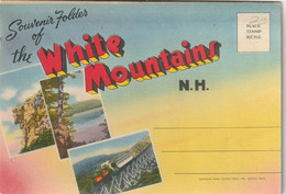 Souvenir Folder Of The White Mountains, New Hampshire - White Mountains