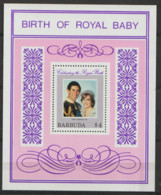 Barbuda  1982   SG  MS 616  Royal Baby     Unmounted Mint Miniature Sheet - Barbuda (...-1981)