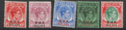 Malaysia BMA    1945 Various Values  Mounted Mint - Malaya (British Military Administration)