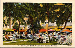 Bahamas Nassau The British Colonial Hotel Tea Gardens Curteich - Bahamas