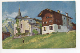 Künstler Litho GRIMENTZ Francis Portier Pro Juventute - Grimentz