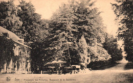 Spa - Promenade Des Fontaines - Restaurant De La Sauvenière - Attelage - Belgique Belgium - Spa