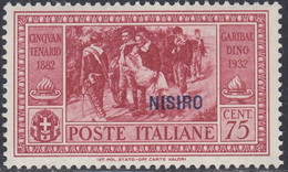1932 Giuseppe Garibaldi 1 Valore Sass. 22 MNH** Cv 70 - Aegean (Nisiro)