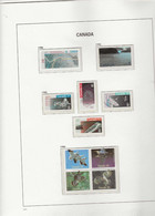 1986 MNH Canada Year Collection According To DAVO Album Postfris** - Volledige Jaargang