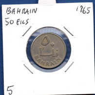 BAHRAIN - 50 Fils 1965 -  See Photos - Km 5 - Bahrein