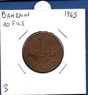 BAHRAIN - 10 Fils 1965 -  See Photos - Km 3 - Bahreïn