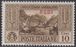 1932 Giuseppe Garibaldi 1 Valore Sass. 20 MNH** Cv 70 - Aegean (Rodi)