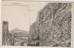 Dépt 11 - MONTLAUR -Vestiges Des Murs  De L'Ancien Chateau-Fort  - Édit. Palau Frères - Dos Notice - Other & Unclassified