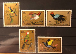 FUJEIRA 1972 Tropical Birds 5v MNH - Autres & Non Classés