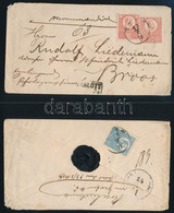 1871 Ajánlott Levél: 5kr Díjjegyes Boríték Előoldalon Réznyomat 5kr, Hátoldalon Kőnyomat 5kr Kiegészítő Bérmentesítéssel - Other & Unclassified