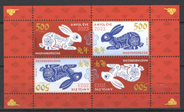 Hungary 2023. Animals / The Year Of The Rabbit Chinese Zodiac Sheet MNH (**) - Nuevos