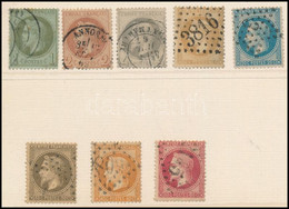 O 1862 Mi 24-31 (Mi EUR 165,-) (Mi 24-26 Hibák, Elvékonyodás / Thin Paper, Faults) - Other & Unclassified