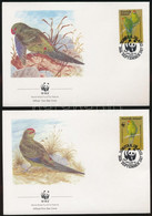 1987 WWF: Papagáj Sor 4 Db FDC-n Mi 421-424 - Other & Unclassified