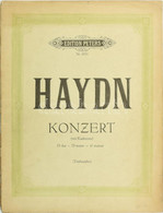Haydn: D-dúr Zongoraverseny, Kotta Két Zongorára, Borító Lejár - Other & Unclassified