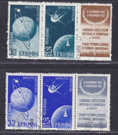 ROUMANIE AERIENS N°   69 à 72 ° Oblitéré, Used, TB (D9105) Satellites Artificiels - 1957 - Oblitérés