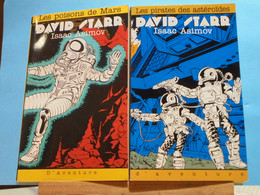 David  Starr Les Poisons De Mars + Les Pirates Des Astéroïdes Isaac Asimov TTBE 1991 - Lefrancq