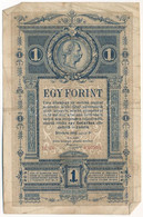 1882. 1Ft / 1G "If 34 4 07934" T:III Folt Hungary 1882. 1 Forint / 1 Gulden "If 34 4 07934" C:F Spotted Adamo G125 - Unclassified