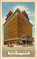 Florida Jacksonville Hotel Burbridge 1939 Curteich - Jacksonville