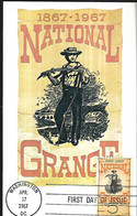 Etats Unis Carte Maximum 1967 National Grange - Cartoline Maximum