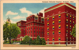 Innesota Rochester Methodist Hospital 1957 Curteich - Rochester