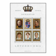 D0214# Luxemburgo 1990. HB Dinastía Lëtzebuerg (MNH) MI#BL16 - Unused Stamps
