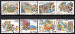 Vatican 1987 Mi# 926-933 Used - Journeys Of Pope John Paul II, 1985-86 - Usados