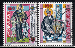 Vatican 1992 Mi# 1058-1059 Used - St. Giuseppe Benedetto Cottolengo - Used Stamps