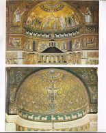 2 CPM    ROMA  MOSAICO DELL ABSIDE  CHIESA S. CLEMENTE E CHIESA  DI S. MARIA  IN TRASTEVERE - Collections & Lots