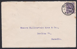 NEW ZEALAND 1900 2d PEMBROKE LOCAL PRINT RPO DN-N COMMERCIAL COVER - Cartas & Documentos