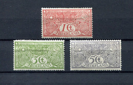 1906.HOLANDA.YVERT 70/72*.NUEVOS CON FIJASELLOS(MH).CATLOGO 115€ - Unused Stamps