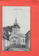 80 ACHEUX  Cpa Petite Animation L ' Eglise      4 Edit Baudiniere - Acheux En Amienois