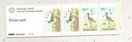 Carnet De 4 Timbres, NEDERLAND, 1984 , Oiseaux, Neufs , 2 Scans - Carnets Et Roulettes