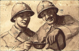 CPA  - Dessin De P. Remy - 40 - Soldat " Poilu " Guerre 14/18 - Carte  Utilisée - Personen
