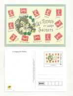 PAP LA POSTE LE LANGAGE DES TIMBRES  NEUVE  SUPERBE. - Official Stationery