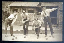 Cpa Carte Photo Joueur De Boules    LANR20 - Regionale Spelen