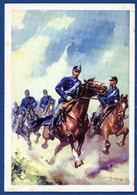 °°° Cartolina - N. 447 Guardie Di P. S. A Cavallo Nuova °°° - Police & Gendarmerie
