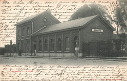 CPA - Belgique - Seneffe - La Gare - Précurseur - Oblitéré Seneffe 1905 - Seneffe