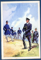 °°° Cartolina - N. 446 Uniformi Del Corpo Delle Guardie Di P. S. Nuova °°° - Police & Gendarmerie