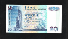 Hong Kong, 20 Hong Kong Dollars, 1994-2001 Issue Bank Of China - Hongkong